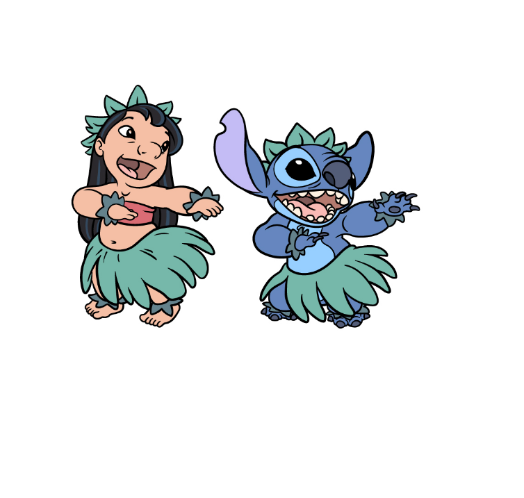 How To Draw Lilo And Stitch