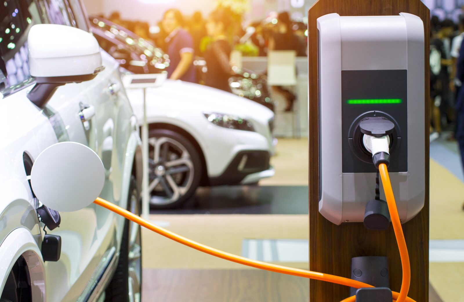 What are the pros of an electric car charging station?
